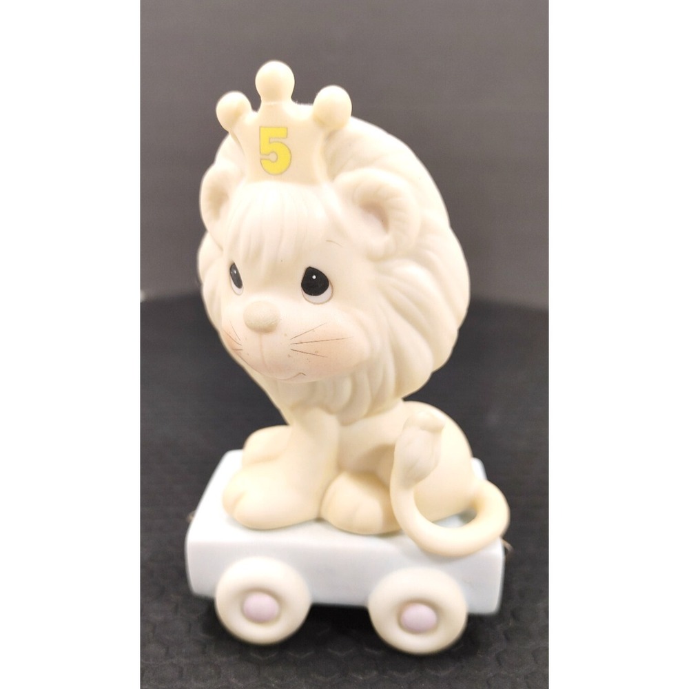 Precious Moments  1985 Birthday Train 5 This Day Is Something To Roar About